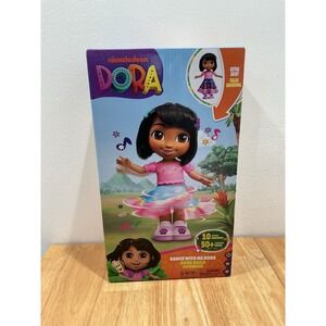 Dora The Explorer Dance w/Me Interactive Dancing Doll w/Skirts Bilingual Phrases